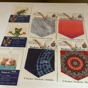 Pockets and Peekers Iron-Ons